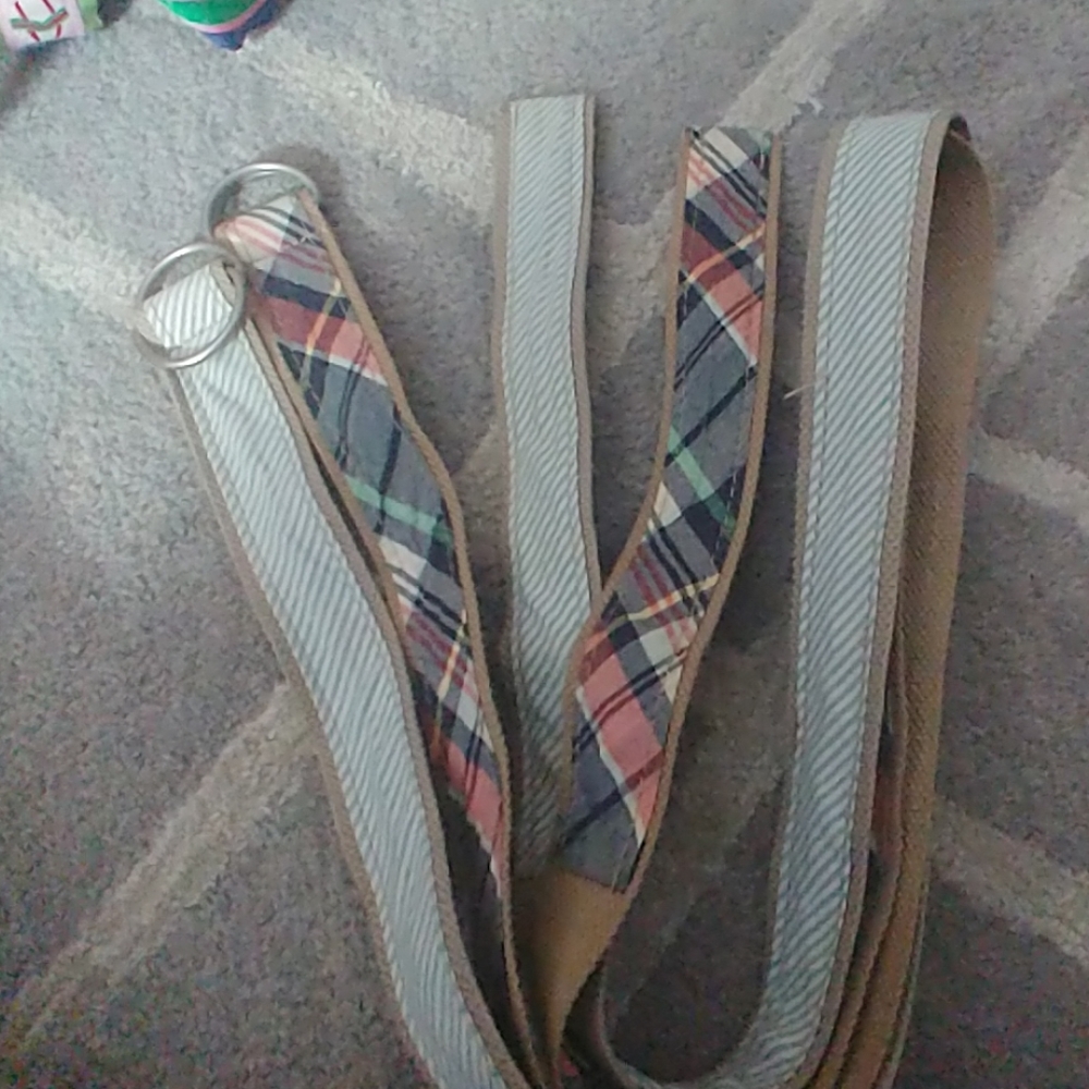 2 preppy belts from boutique